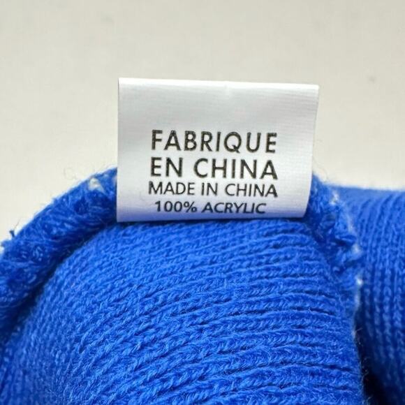 OFFICIAL CROWN OF LAUREL The Way Up Pom Beanie in Americana Knit Hat - NWT - Picture 3 of 4